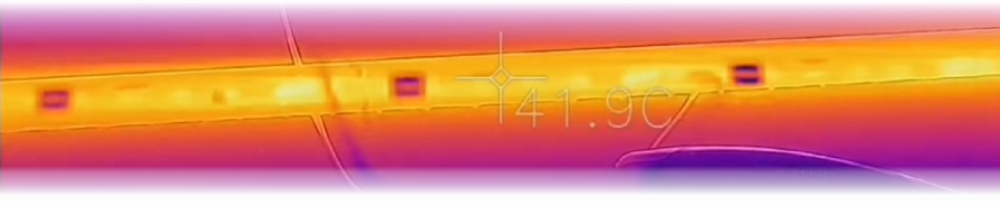 thermo camera - led strip heating
